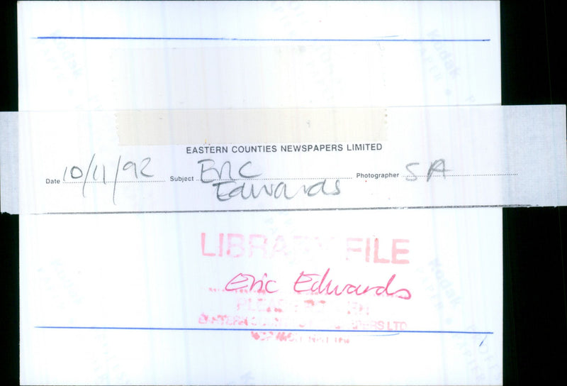 Eric Edward at How Hill Nature Reserve - Vintage Photograph