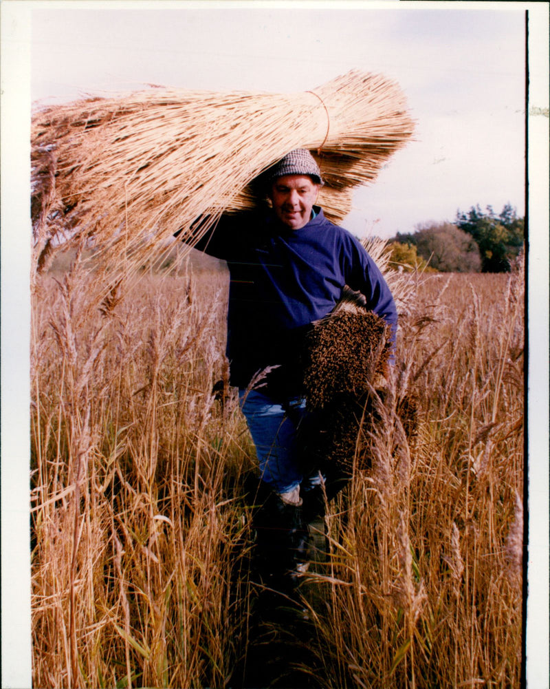 Eric Edward at How Hill Nature Reserve - Vintage Photograph