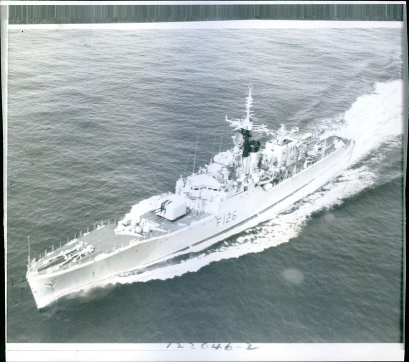 HMS Plymouth - Vintage Photograph