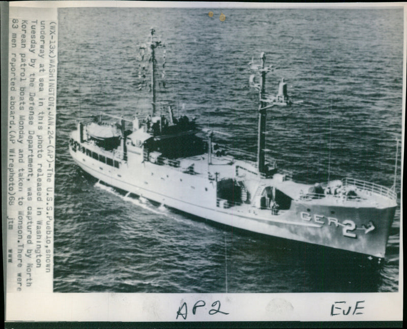 The U.S.S. Pueblo - Vintage Photograph