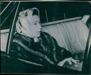 Queen Elizabeth travelling in the car - Vintage Photograph