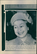 Queen Elizabeth enjoying a special preview of the Daily Mail Ideal Home Exhibition at Earls Court - Vintage Photograph