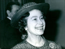 Queen Elizabeth pictured on the day she officially opened the modernised headquarters of the Royal British Legion in Pall Mall - Vintage Photograph