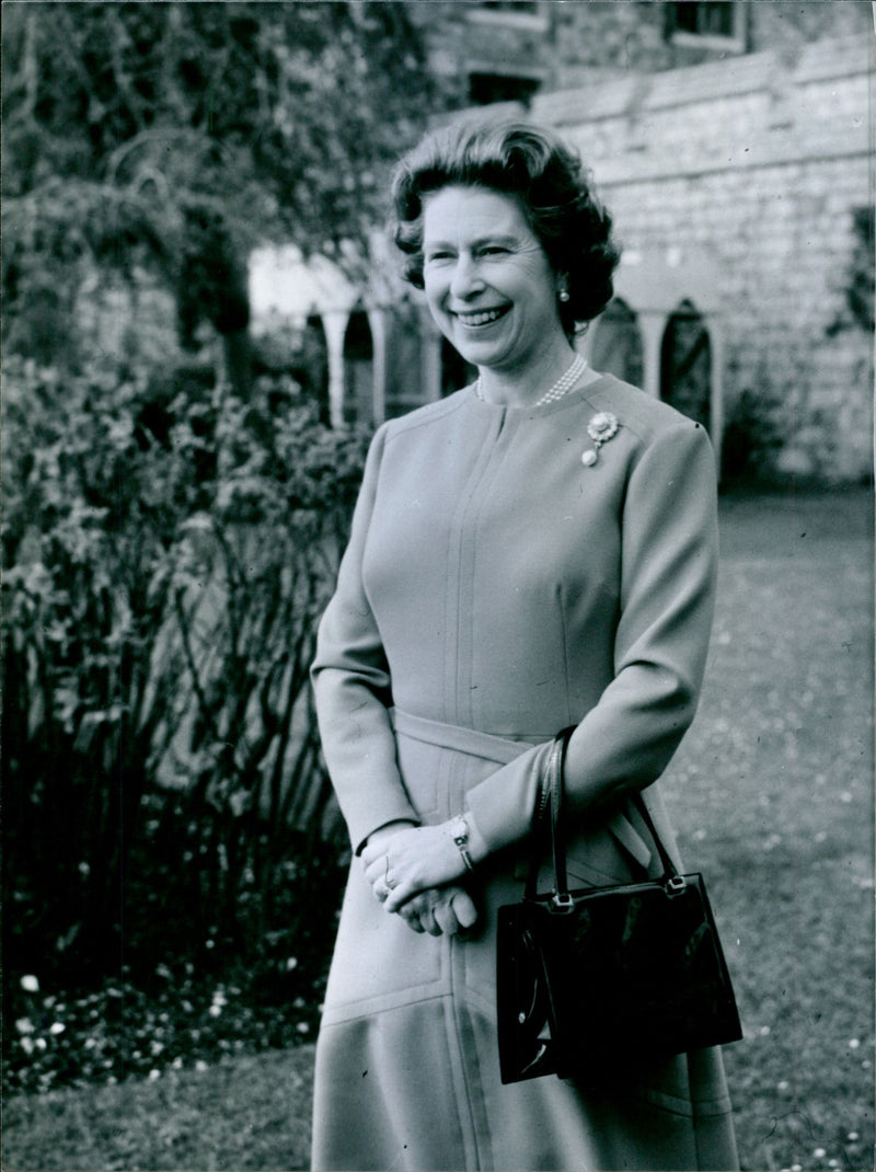 Queen Elizabeth II on her 50th birthday - Vintage Photograph