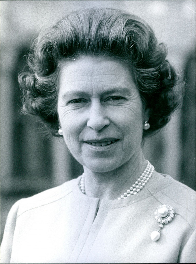 Queen Elizabeth II on her 50th birthday - Vintage Photograph