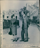 Queen Elizabeth II and Prince Philip of England - Vintage Photograph
