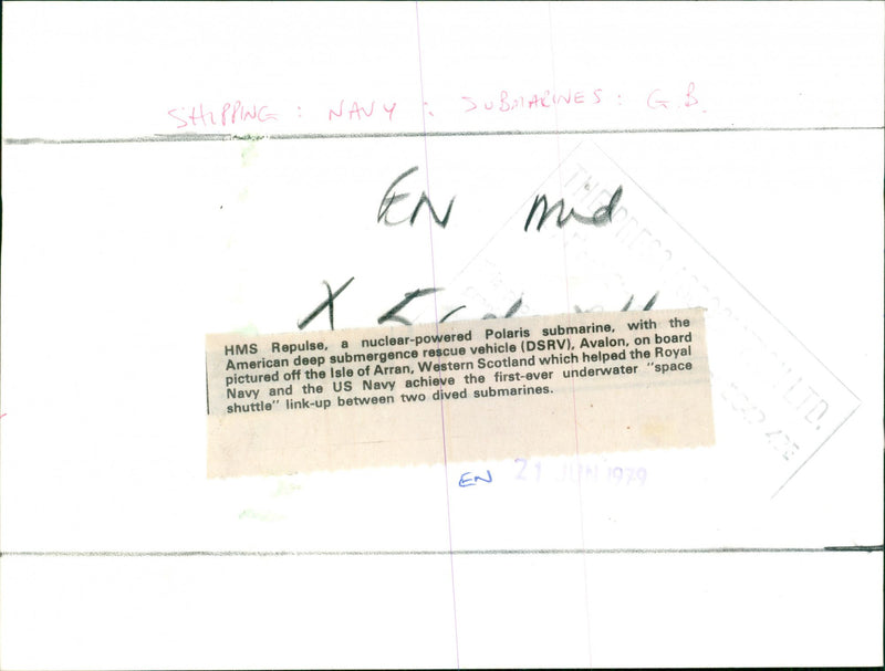 HMS Repulse - Vintage Photograph