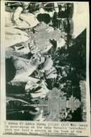 Queen Elizabeth in proccession at the Holy Trinity Cathedral - Vintage Photograph