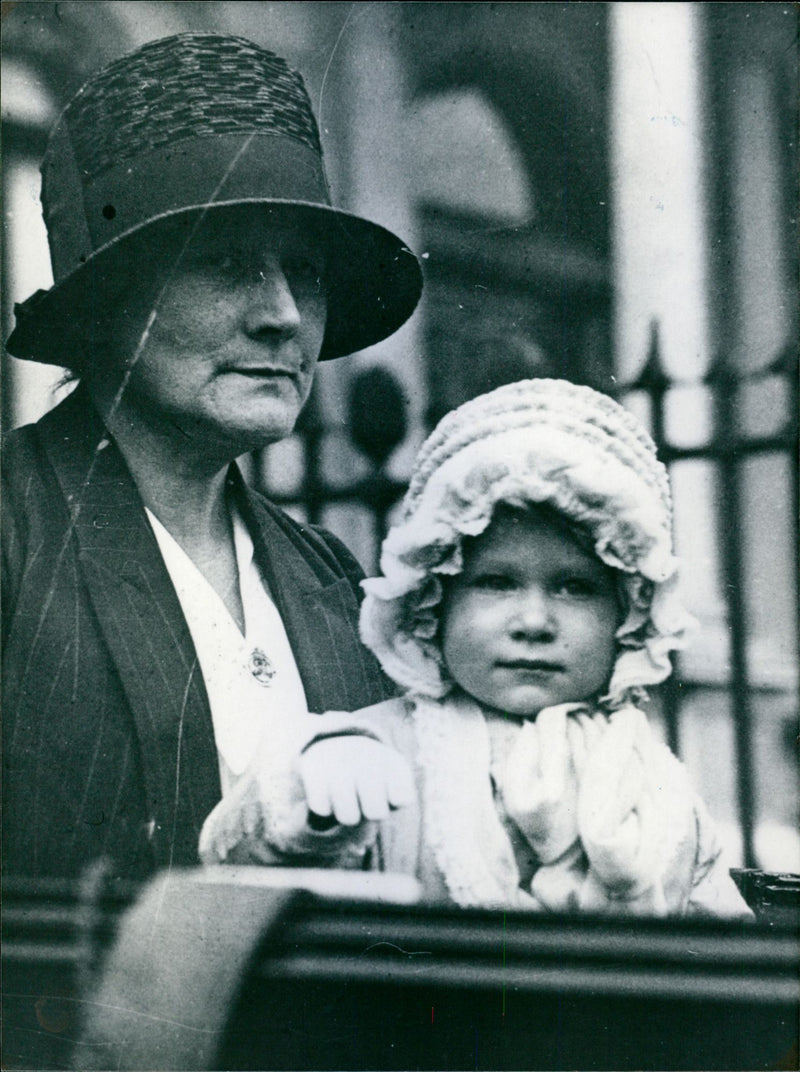 Queen Elizabeth II in her early years - Vintage Photograph