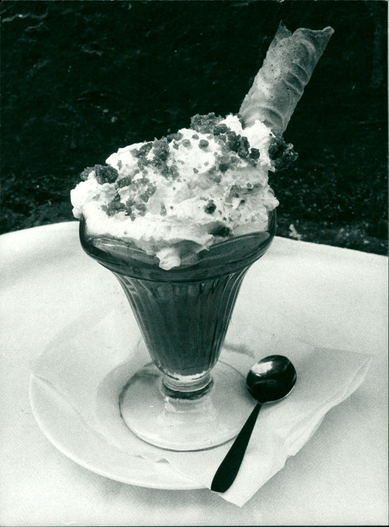 Food Consumption: Ice Cream - Vintage Photograph