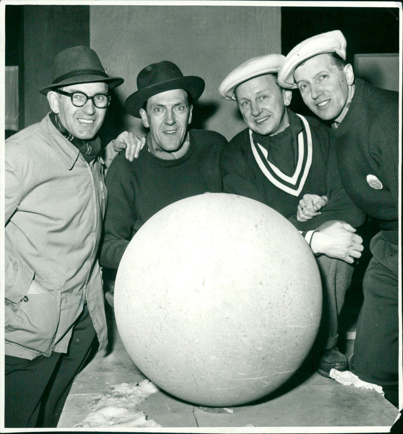 Curling - Vintage Photograph