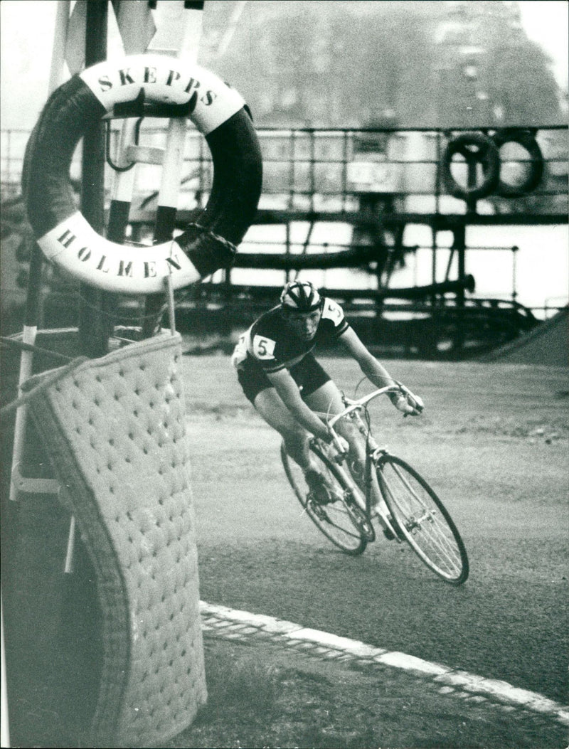 Belgian Professional Road Cyclist Edward Sels - Vintage Photograph