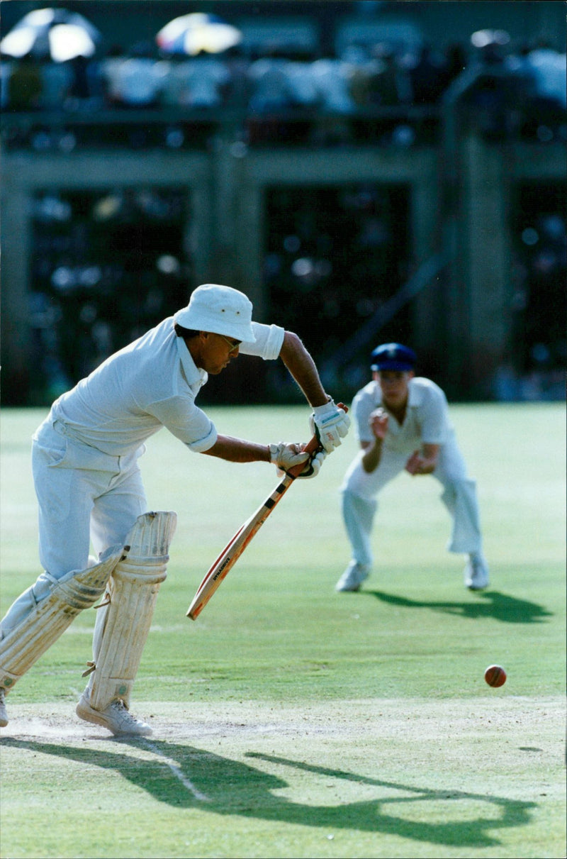 Cricket in Johannesburg, South Africa - Vintage Photograph