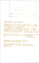 Cricket. Graeme Fowler - Vintage Photograph