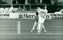 Cricket. Graeme Fowler - Vintage Photograph
