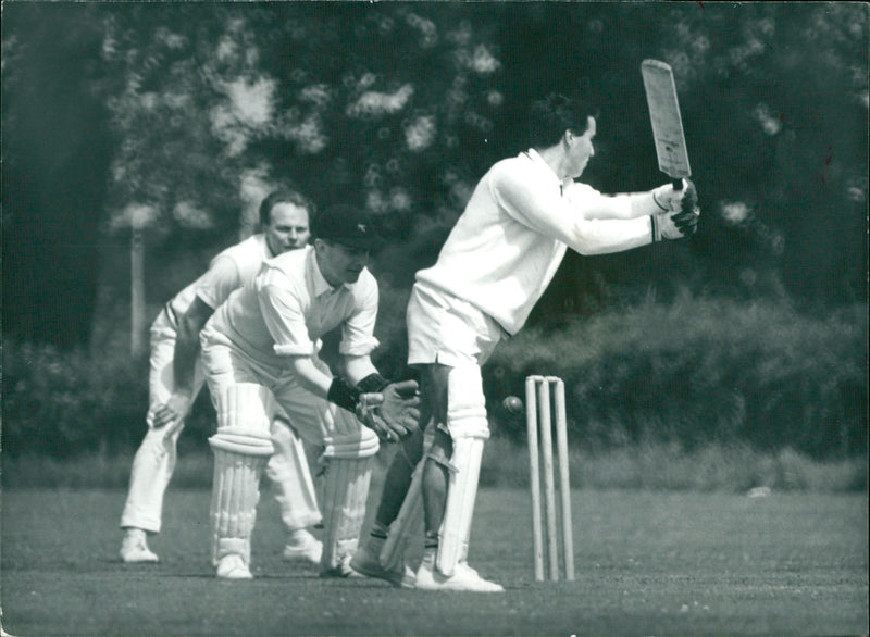 Cricket in Kensington - Vintage Photograph