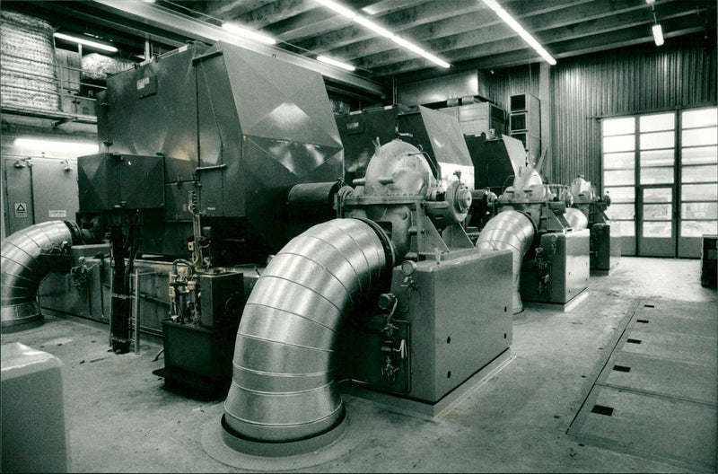 Hammarbyverket, Company. - Vintage Photograph