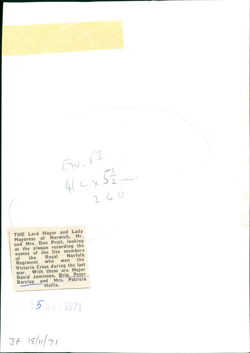 Peter Barclay and Don Pratt - Vintage Photograph