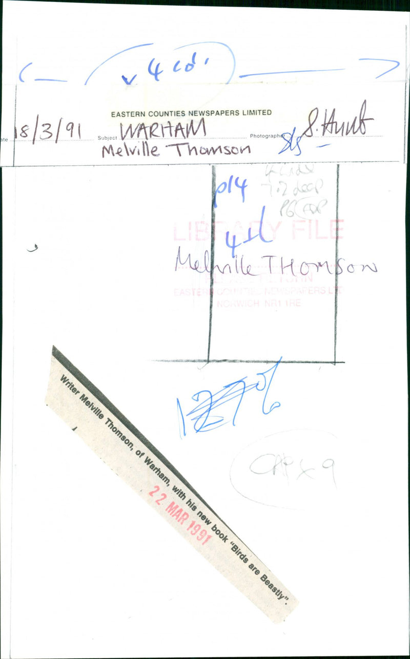 Thomson Merville. - Vintage Photograph