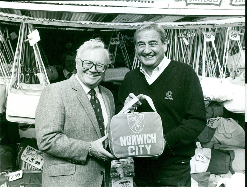 Harry Secombe with Bernie Winters - Vintage Photograph