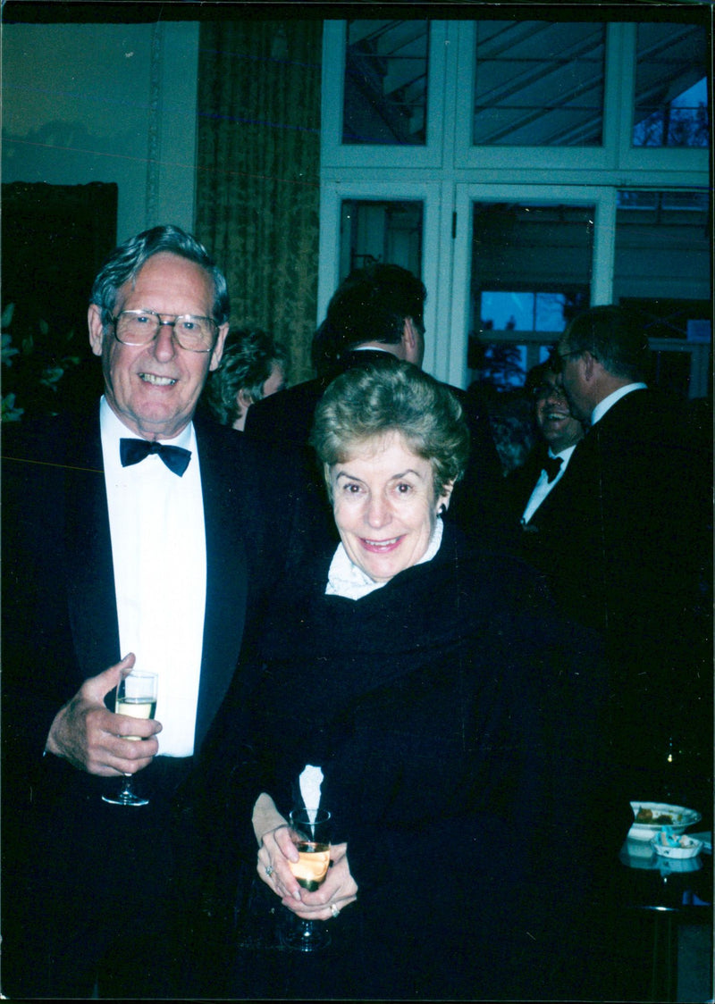 Gillian Shephard and her husband, Tom. - Vintage Photograph