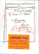 Gillian Shephard - Vintage Photograph