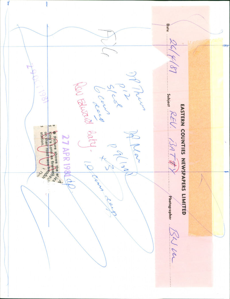 SYKES REV BAB BATY SHAW SUSAN LYNN MUSICIAN - Vintage Photograph