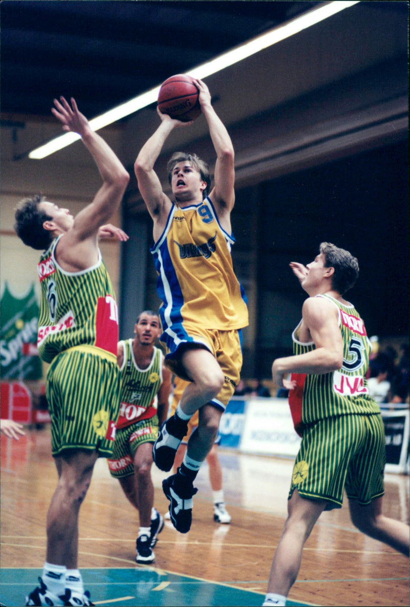 Different Situations in Basketball - Vintage Photograph