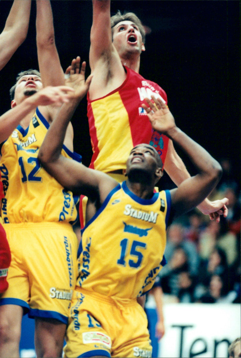 Different Situations in Basketball - Vintage Photograph