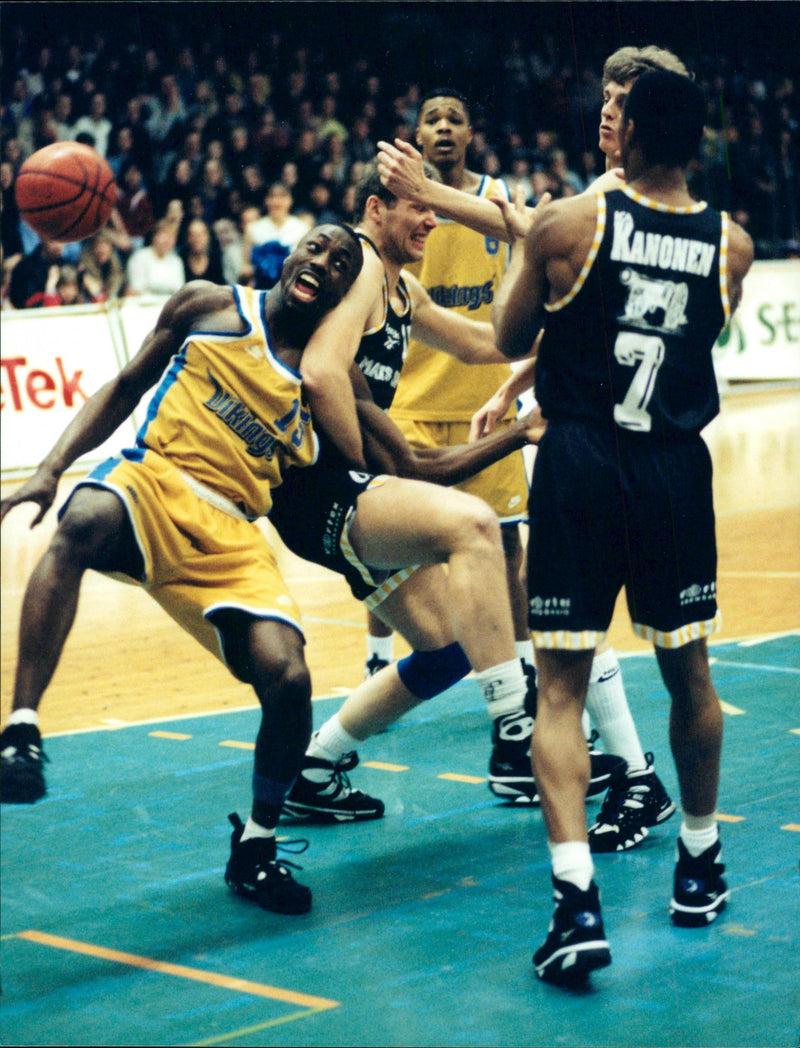 Swedish Basketball League - Vintage Photograph