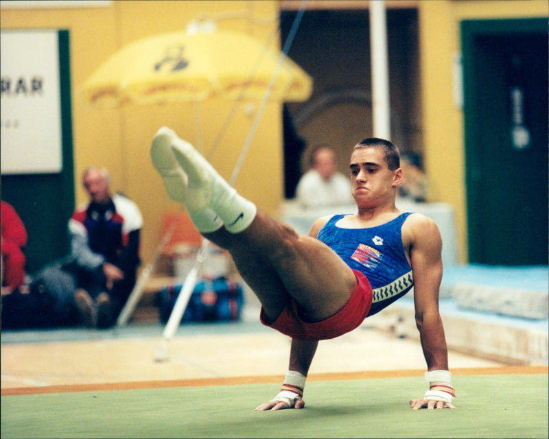 Mälarcup, Gymnastics competition. - Vintage Photograph