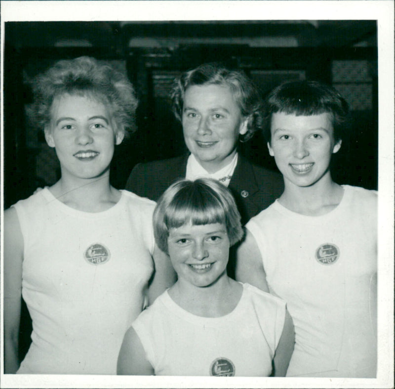 Gymnastics Sport. - Vintage Photograph