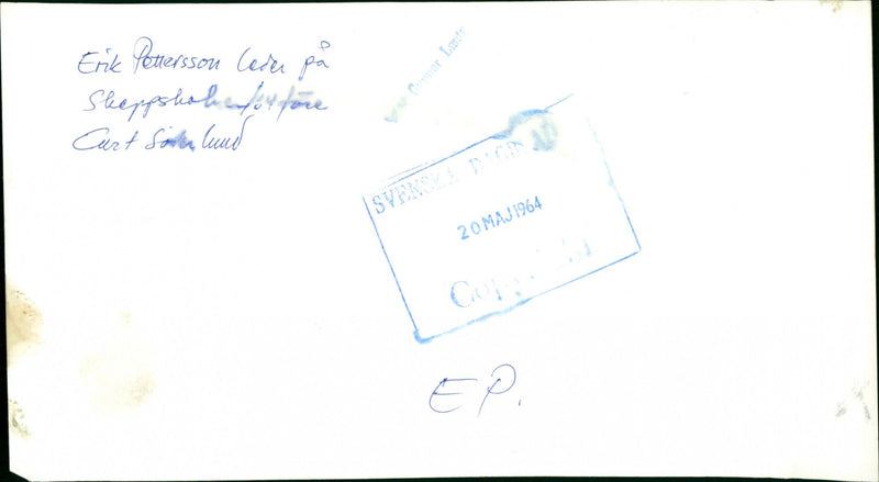 Erik Pettersson - Vintage Photograph