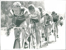 Erik Pettersson during his Cycling Race - Vintage Photograph