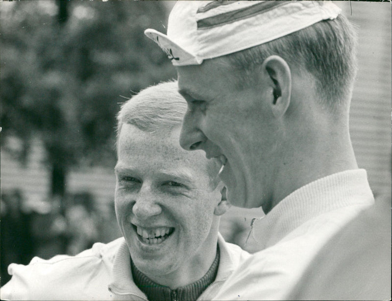 Erik Pettersson and his brother Sture Pettersson - Vintage Photograph