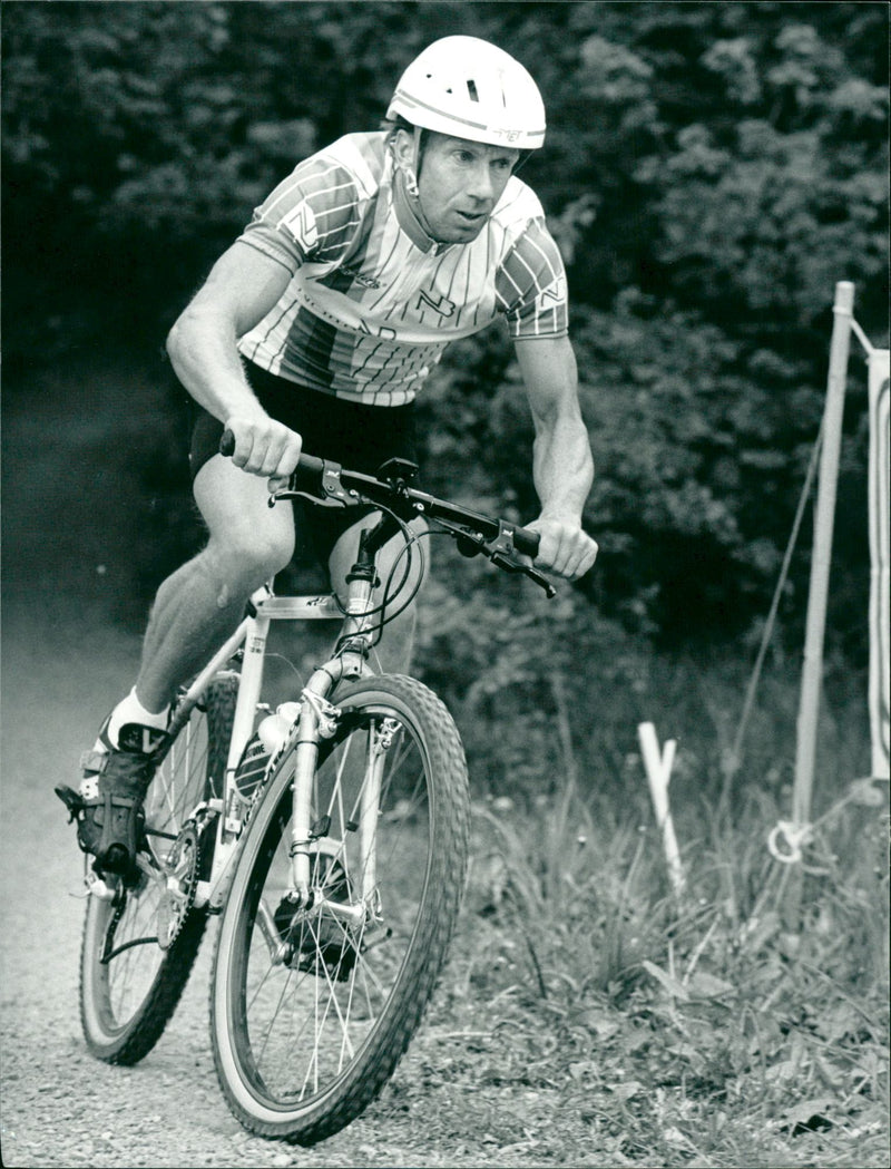 Swedish Cyclist Bernt Johansson - Vintage Photograph