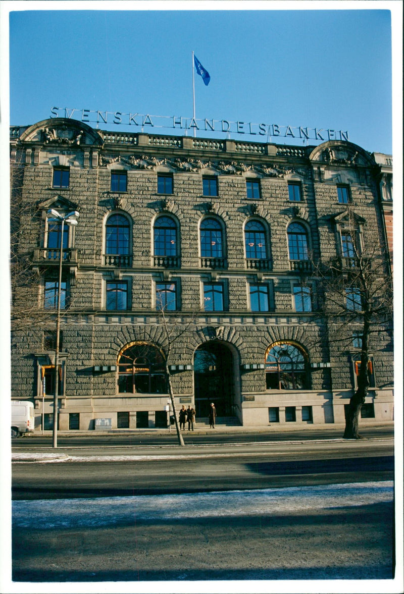 Svenska Handelsbanken's head office at Kungstradgarden - Vintage Photograph