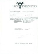 Eric Lindros is a canadian professional ice hockey player. - Vintage Photograph