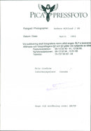 Eric Lindros is a canadian professional ice hockey player. - Vintage Photograph