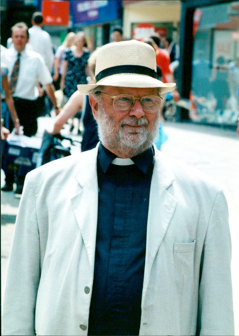 Father Michael Edwards of St. John Cathedral. - Vintage Photograph