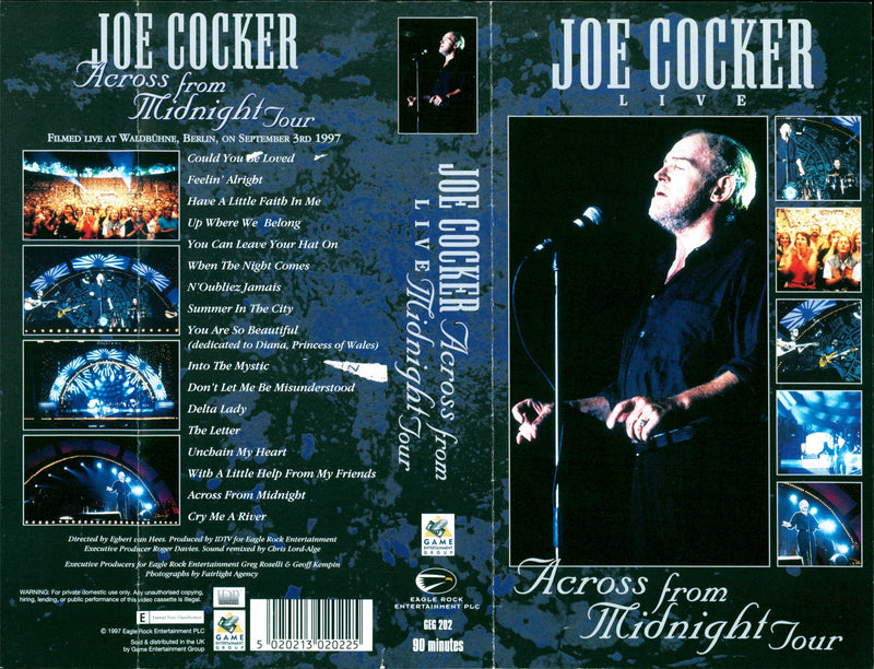 Joe Cocker's Concert Tour Poster - Vintage Photograph