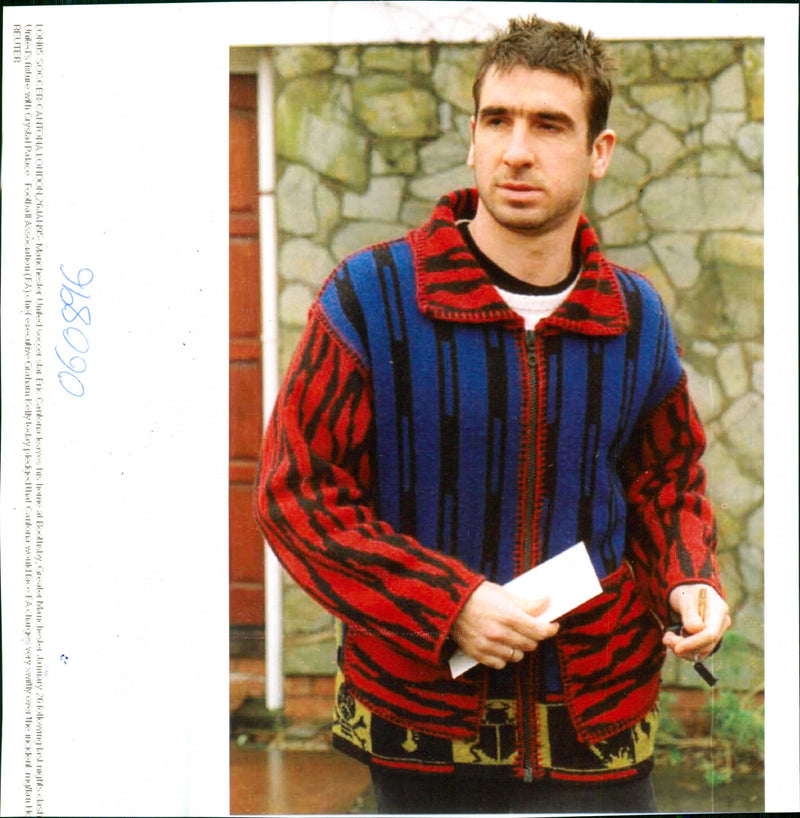 Eric Cantona. - Vintage Photograph