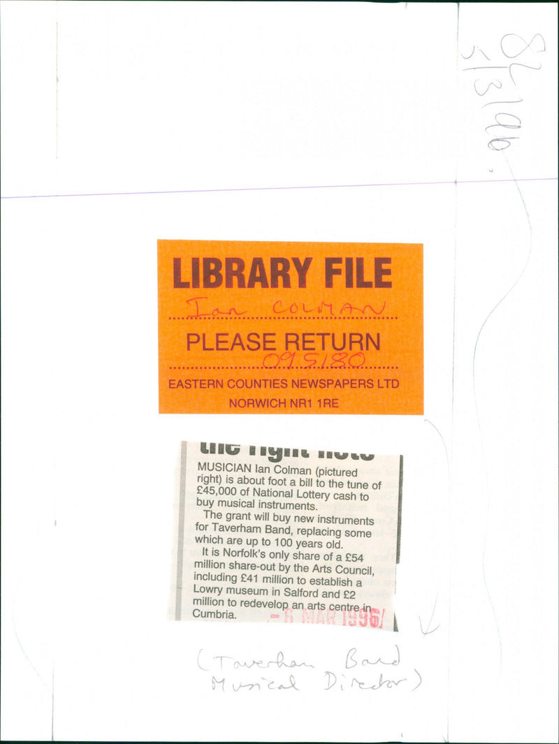 NATIONAL MUSICIAN BAND INCLUDING - Vintage Photograph