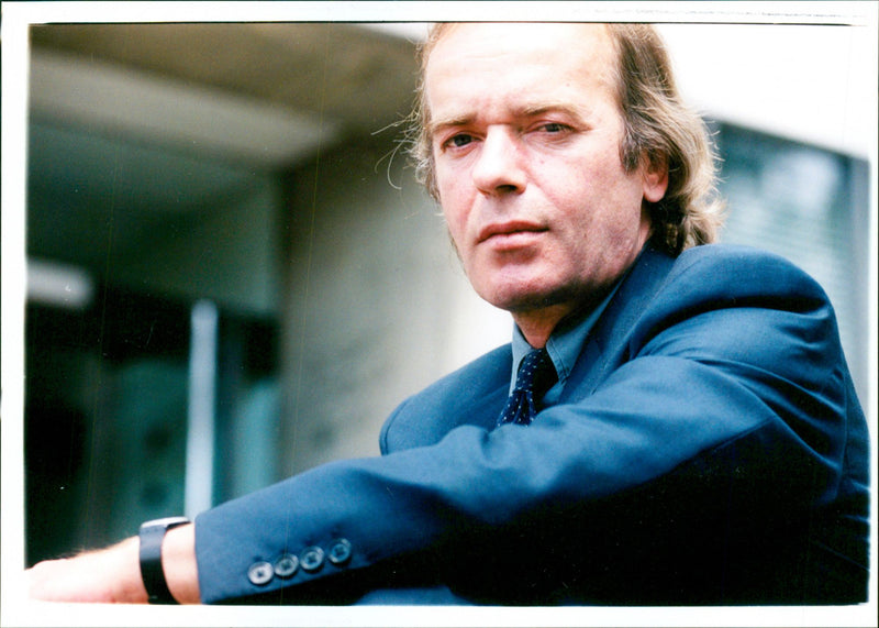 British novelist Martin Amis at UEA. - Vintage Photograph