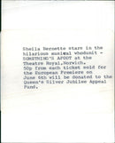 Actress Sheila Bernette stars in the musical Something's Afoot - Vintage Photograph