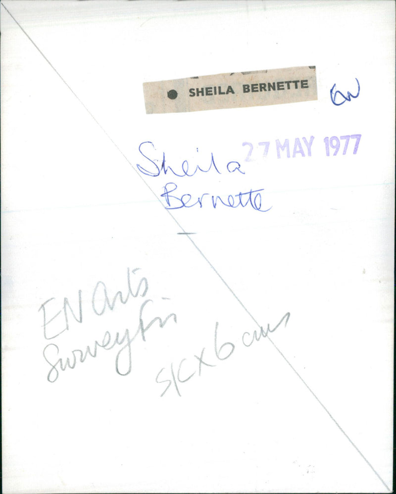 Actress Sheila Bernette - Vintage Photograph