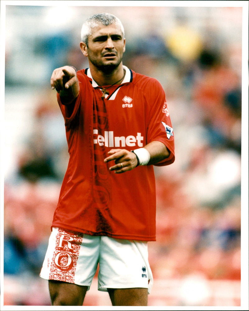 FABRIZIO RAVANELLI MIDDLESBROUGH FC - Vintage Photograph