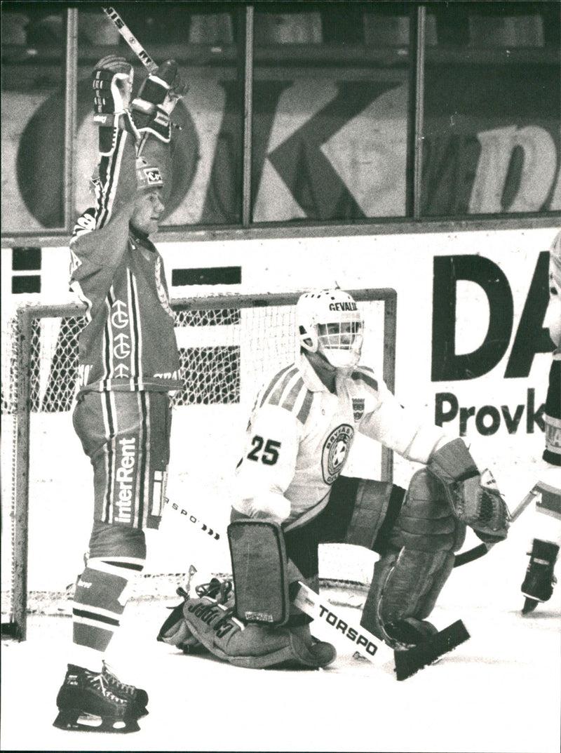 Åke Lilljebjörn, ice hockey Brynäs IF. - Vintage Photograph