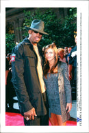 Basketball player Dennis Rodman with his wife Carmen Electra - Vintage Photograph