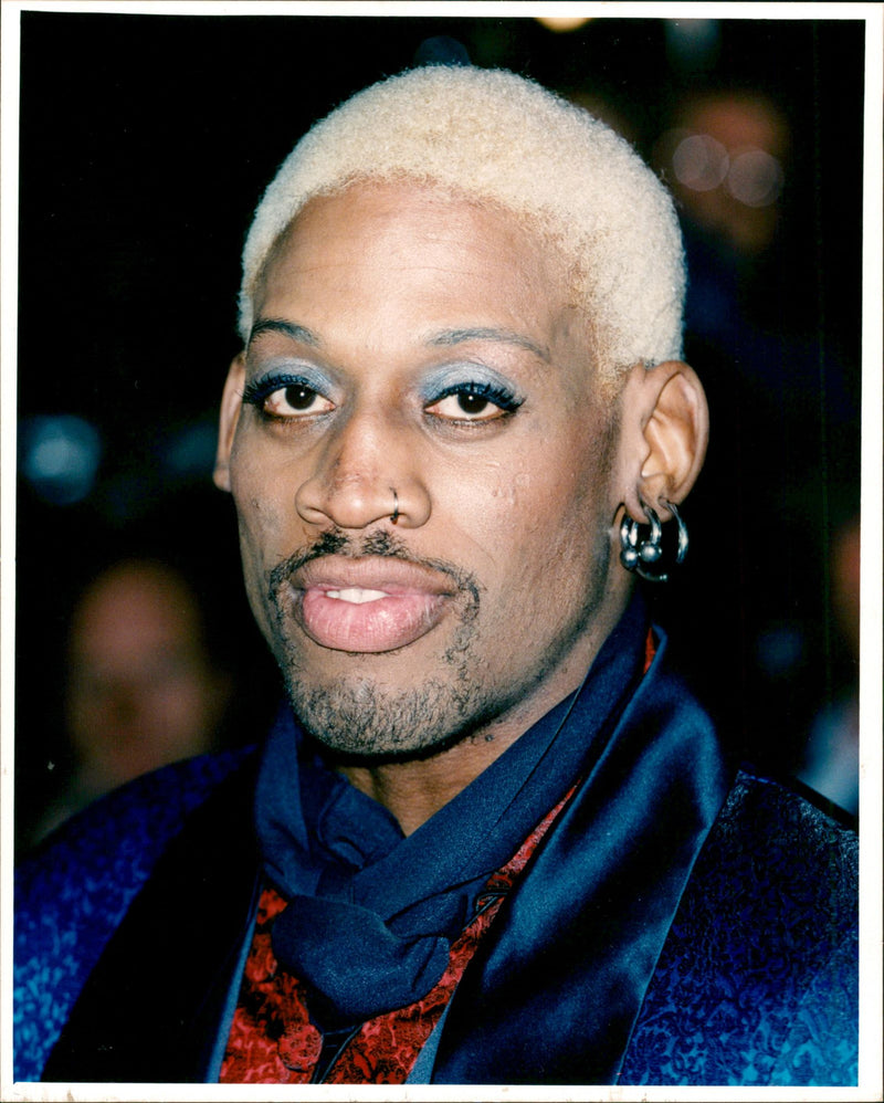 Basketball player Dennis Rodman - Vintage Photograph